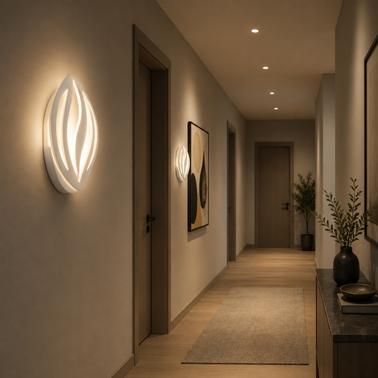 Naneste LED orchidej 11w petala světla studená/teplá/neutra akril kovová bílá