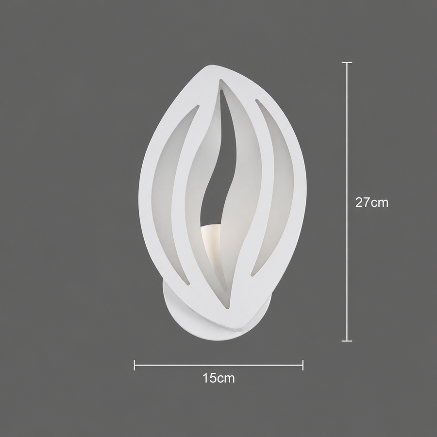 LED lampa ORCHID 15W Petal Cold/Warm/Neutral Light Acrylic Metal White