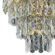Crystal Chandier Windsor Petito 3xe27, průměr 30 cm, lesklý zlato, nastavitelná výška