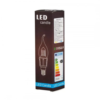 LED žárovka E14 svíčka, 9W, teplé světlo, 3000K žárovky Výchozí název Alessandro Design