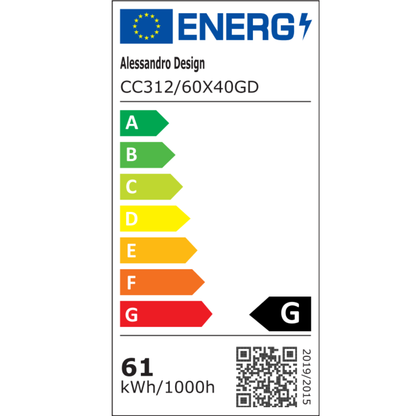 Křišťálový lustr, LINDERHOF Magno, 62W, Průměr 60cm, Studené/Teplé/Neutrální světlo, Zlato, Nastavitelná výška