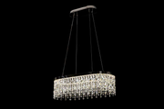 LED lustr CC41003/700X330CH, 70*33*120, IP20, Studené/Neutrální/Teplé světlo, Stmívatelné, Stříbrné, Křišťálové, Ocel