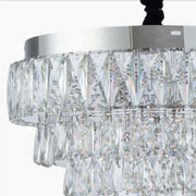 LED Crystal Lustr s dálkovým ovládáním Axel 26W Silver Daisy