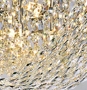 Křišťálový lustr QEQERTARSUAQ Elegance, 7x E14, průměr 50 cm, kov a křišťál, lesklý chrom