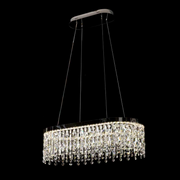 LED lustr s dálkovým ovládáním, 114W, ROYALE Imperio, 70x33x120, studené/neutrální/teplé světlo, stmívatelné, stříbrné, křišťálové, ocelové LED lustry s dálkovým ovládáním Výchozí název Alessandro Design