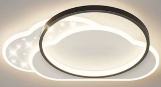 LED CHANDIER s dálkovým ovládáním Novia Olyan, 125W, studené/horké/neutrální světlo, nestabilní, černé