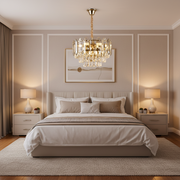 Cristal Chandier Alfred 6x E14 Golden