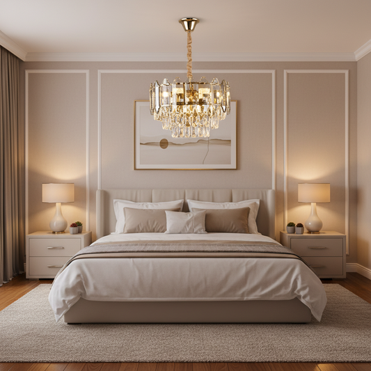 Cristal Chandier Alfred 6x E14 Golden