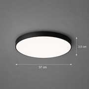LED stropní svítidlo SOLIS 37cm 33W Cold Light Black