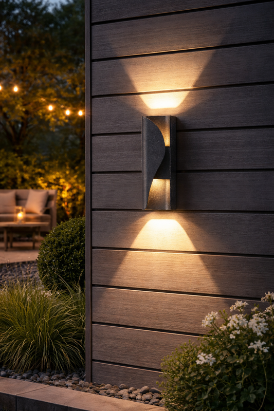 Fantazie aplikují exteriér a interiérový LED, 2 zdroje x 1W, IP65, kovový, černý, 3000k