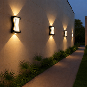 Fantazie aplikují exteriér a interiérový LED, 2 zdroje x 1W, IP65, kovový, černý, 3000k