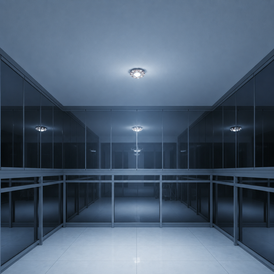 ORBITA LED Spot, 5W, kulaté, studené / teplé světlo, starožitný bronz, pryskyřice a sklo LED Spot Výchozí název Alessandro Design