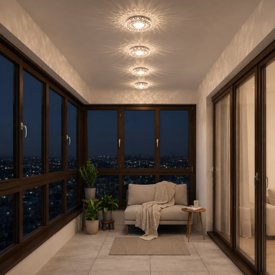 ORBITA LED Spot, 5W, kulaté, studené / teplé světlo, starožitný bronz, pryskyřice a sklo LED Spot Výchozí název Alessandro Design