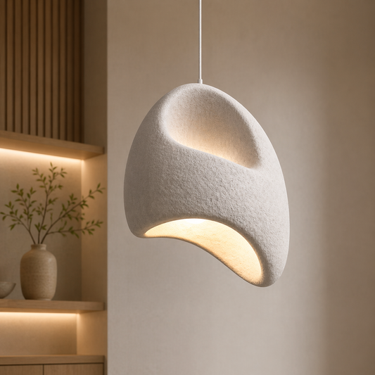 Moderní lustr VANTA, 32 cm, závěsný, 1 X E27, bílý, kov a pěna, nastavitelná výška Moderní lustry Výchozí název Alessandro Design