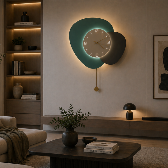 Dekorativní nástěnné LED svítidlo DUOS Ø50cm Studená/Neutrální/Teplá Zelená Vnitřní nástěnná svítidla Výchozí název Alessandro Design