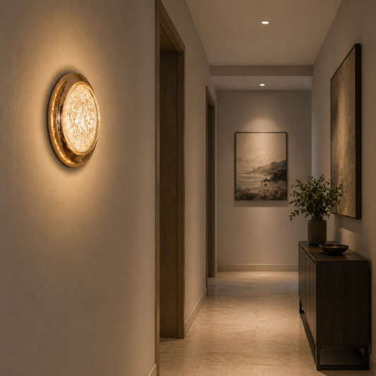 Luna Dekorativní LED nástěnné světlo 83W Průměr 120CM Studené/Neutrální/Teplé Světlo Černá