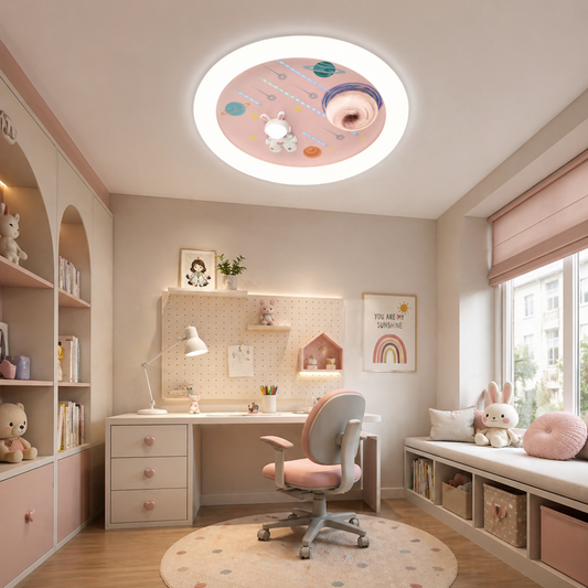 LED lustr CONSTELATION 49W, Průměr 49cm, Studené/Teplé/Neutrální světlo, Bílá Modrá
