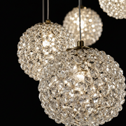 MILLE křišťálový lustr, 25xG9, průměr 60 cm x výška 340 cm, křišťál a kov, zlato