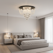 Crystal MAGE Nobile LED lustr, 22W, teplé/neutrální/studené světlo, průměr 40cm, lesklý chrom