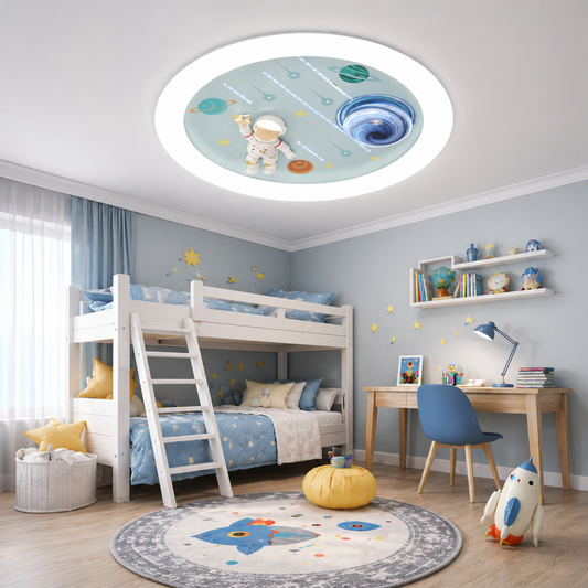 LED lustr CONSTELATION 49W, Průměr 49cm, Studené/Teplé/Neutrální světlo, Bílá Modrá
