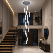 LED křišťálový lustr 82W 3000K4000K6000K Amiri Průměr 40cm x Výška 300cm