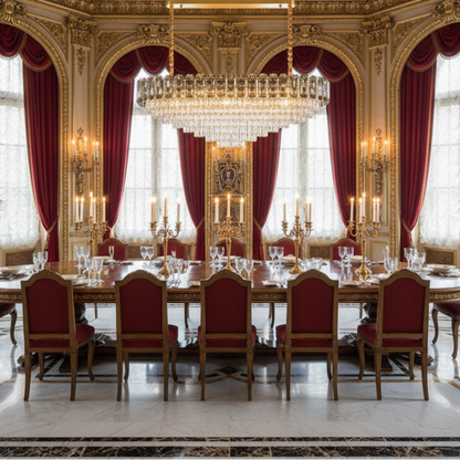 Candelabru Cristal AURUM Supremo 13xE14, Dimensiuni 85x35cm , Inaltime 41cm, Auriu Lucios, Inaltime Reglabila, Design Elegant
