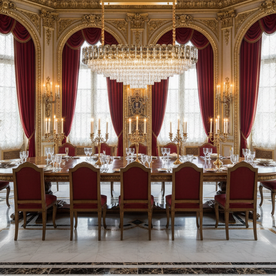 Candelabru Cristal AURUM Supremo 13xE14, Dimensiuni 85x35cm , Inaltime 41cm, Auriu Lucios, Inaltime Reglabila, Design Elegant