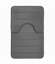 Sada 3 koupelnových předložek, 50x40 cm, modrá, protiskluzová