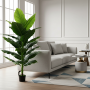 Decorațiune Bananier Musa, Plastic, 150 cm, Verde