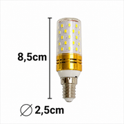 E14 LED žárovka, 12W, růže, teplé/neutrální/studené světlo, 3000K/4000K/6000K