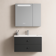 Ingridová skříň s LED zrcadlem DBP123 80x70 bílá