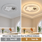 SKYForma Nexen LED lustr, 61W, studené/teplé/neutrální světlo, černá