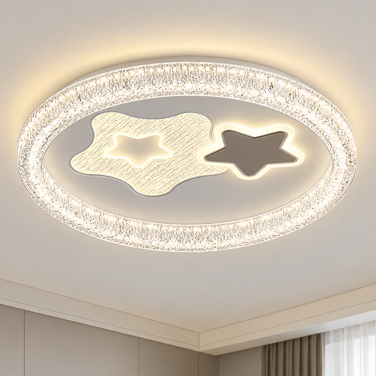 SKYForma Nexen LED lustr, 61W, studené/teplé/neutrální světlo, černá