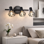 Lustr se stínidlem, GRACIE, LC365/3BK, Diamond, 3XE14, černý