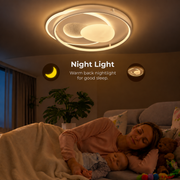 ASTERA LED lustr s dálkovým ovládáním, Oválný tvar, 85W, Studené/Teplé/Neutrální světlo, Stmívatelné, Bílá