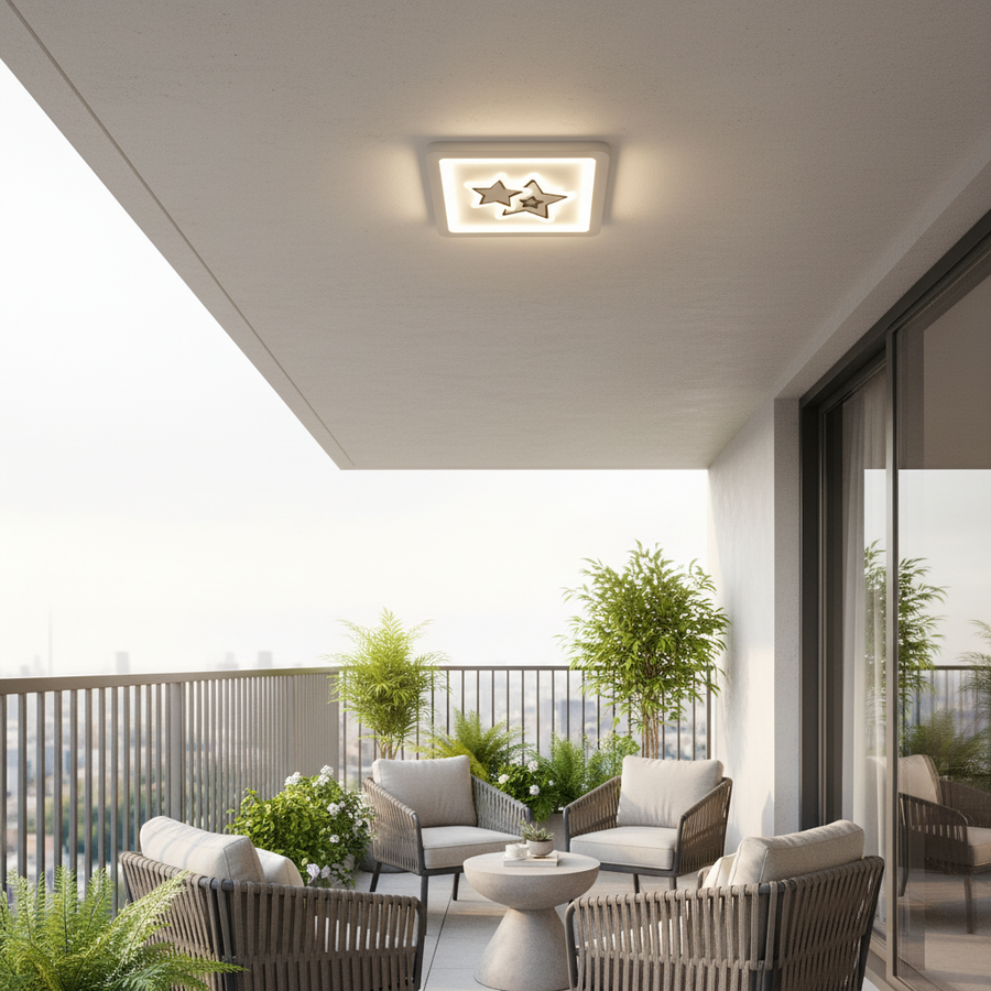 LED lustr KATHLEEN RGB 15W, Teplé/Neutrální světlo, Bílá