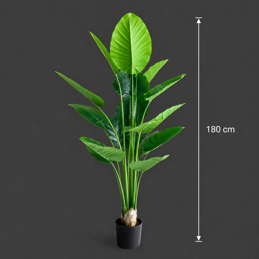 Decorațiune Epipremnum Aureum, 180 cm, 15 frunze, Verde