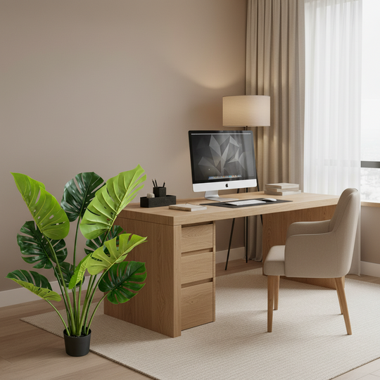 Typ umělé rostliny Monstera Deliciosa, s bohatými listy, 120 cm, zelená