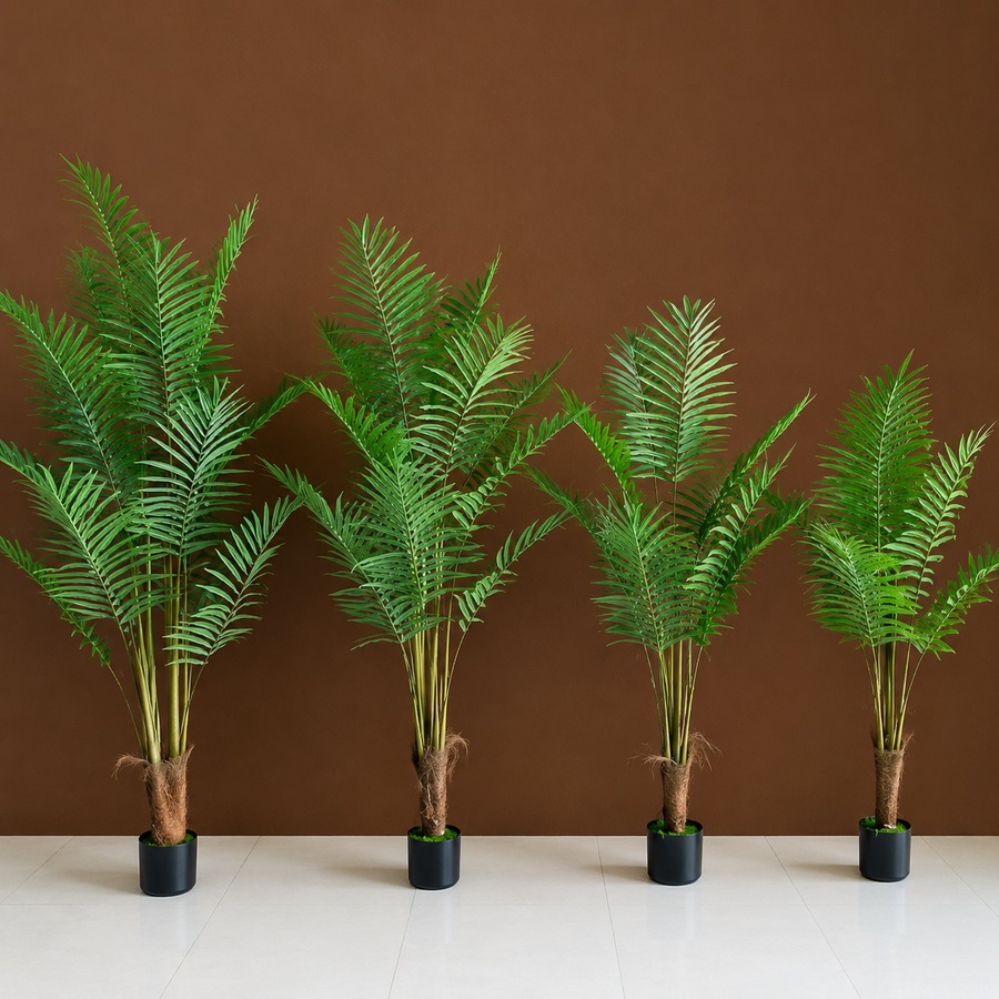 Decorațiune Roystonea Regia, 180 cm, 10 frunze, Verde