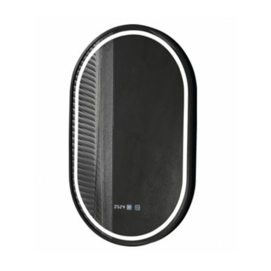 Oval LED Mirror 60x100cm Torino Vetro Touch Dimable Defrition System