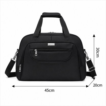 Cestovní taška AKTAU, 45x20x30 cm, Oxford, černá