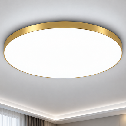 LED stropní svítidlo SOLIS 27cm 20W Cold Light Gold