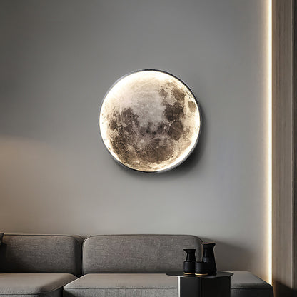 Moon Dekorativní LED nástěnné světlo 55W Průměr 80CM Teplé Neutrální Studené světlo 3000/4000/6000K