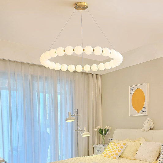 Lustra zavěšená LED ACRYL CELEST s dálkovým ovládáním, Dimable, 3000k/4000k/6000k, Gold, Metal a Acryl