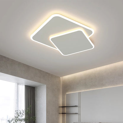 LED chtíč s dálkovým ovládáním Futura Angolo, 98W, 2 čtverce, chladné/horké/neutrální světlo, nestabilní, bílé