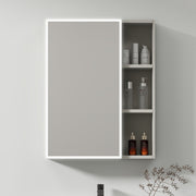 Ingridová skříň s LED zrcadlem DBP123 80x70 bílá