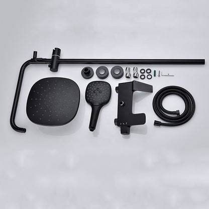 Sprchový sloupec, sanitární mosaz, černá, 9960H