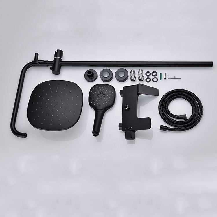 Sprchový sloupec, sanitární mosaz, černá, 9960H