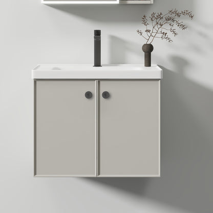 Ingridová skříň s LED zrcadlem DBP123 80x70 bílá