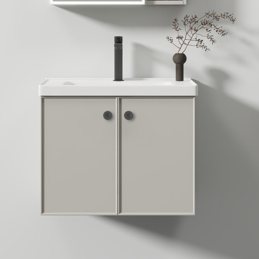 Ingridová skříň s LED zrcadlem DBP123 80x70 bílá